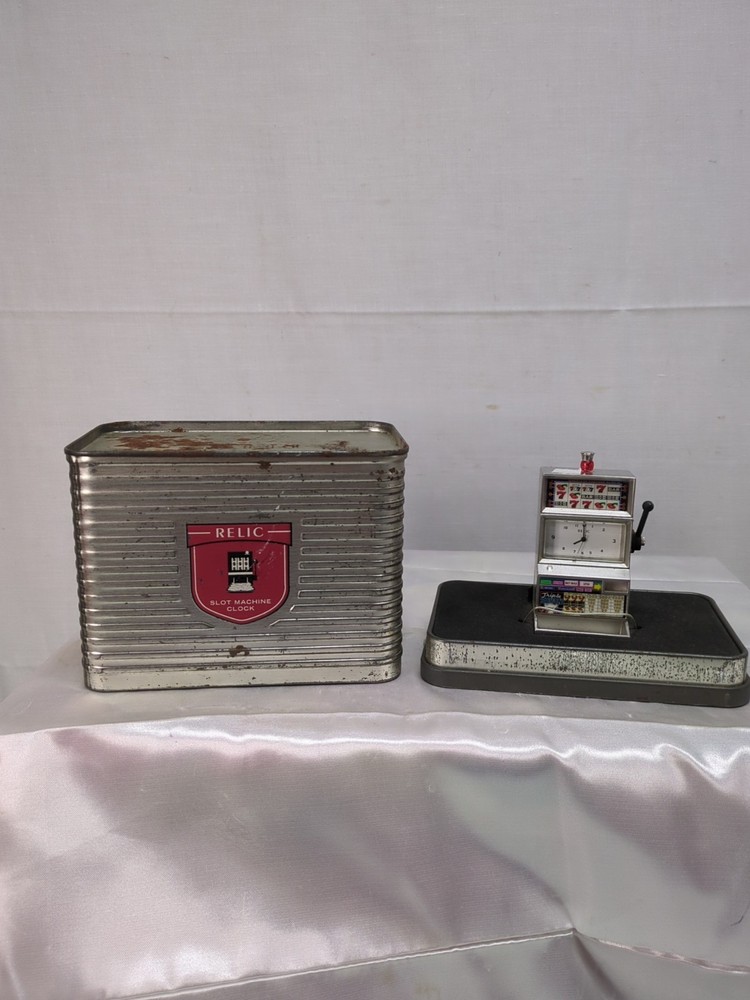 Relic Slot Machine Clock