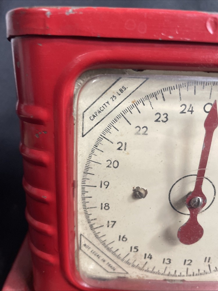 Vintage 50s Kitchen scale R. A. Hunter Working