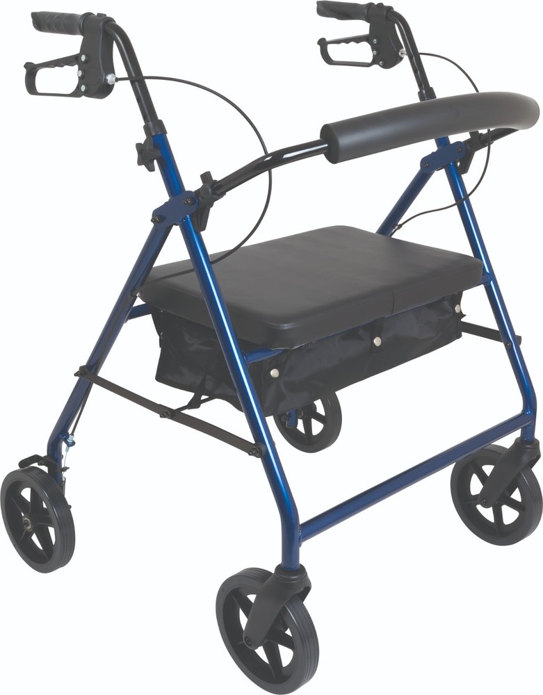 Bariatric Rollator with 8-inch Wheels
