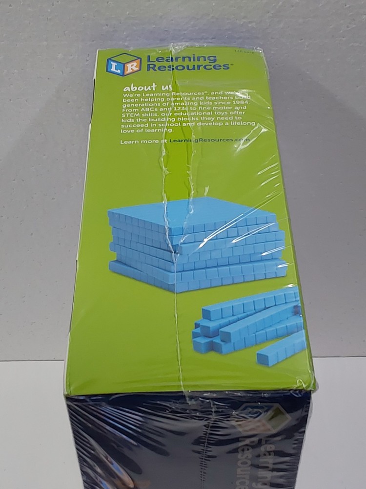 Learning Resources Base Ten Classroom Set Book Math Home School Teaching 6yrs+