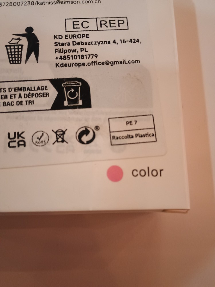 SIMSON LAB SMARTWATCH Pink Silicone Strap Android