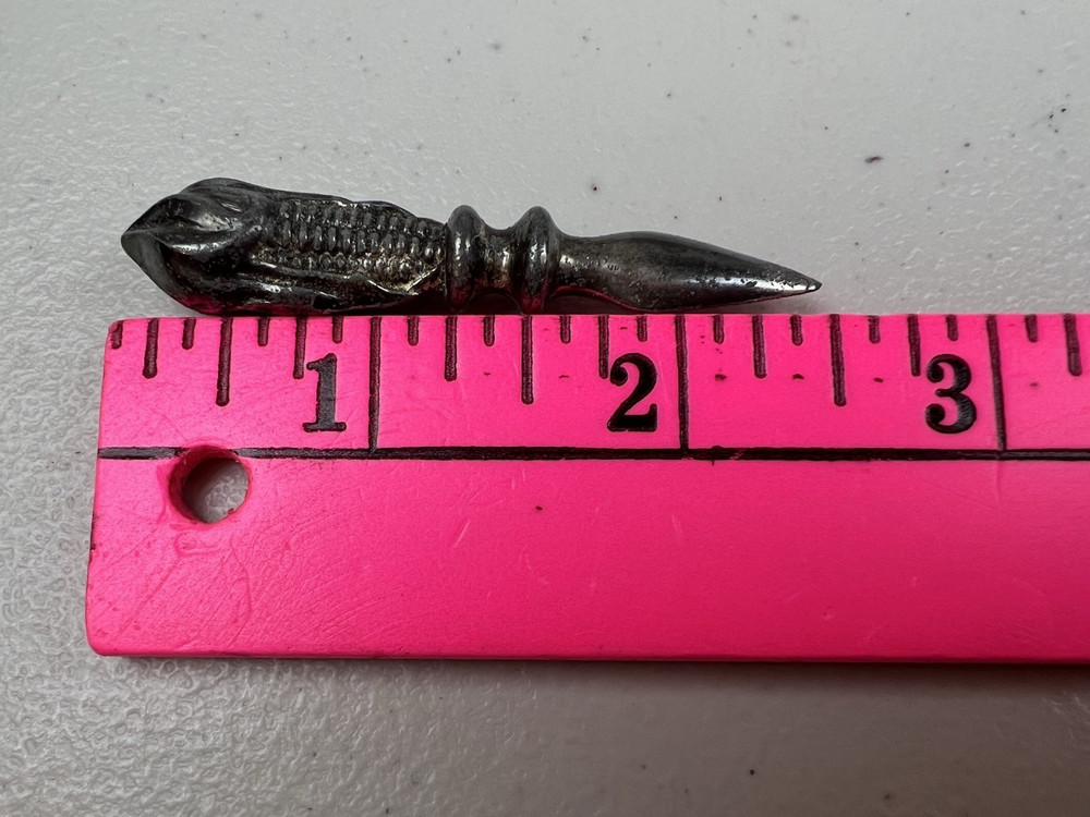 Lot of 8 Vintage Silver Plate Corn Cob Holders