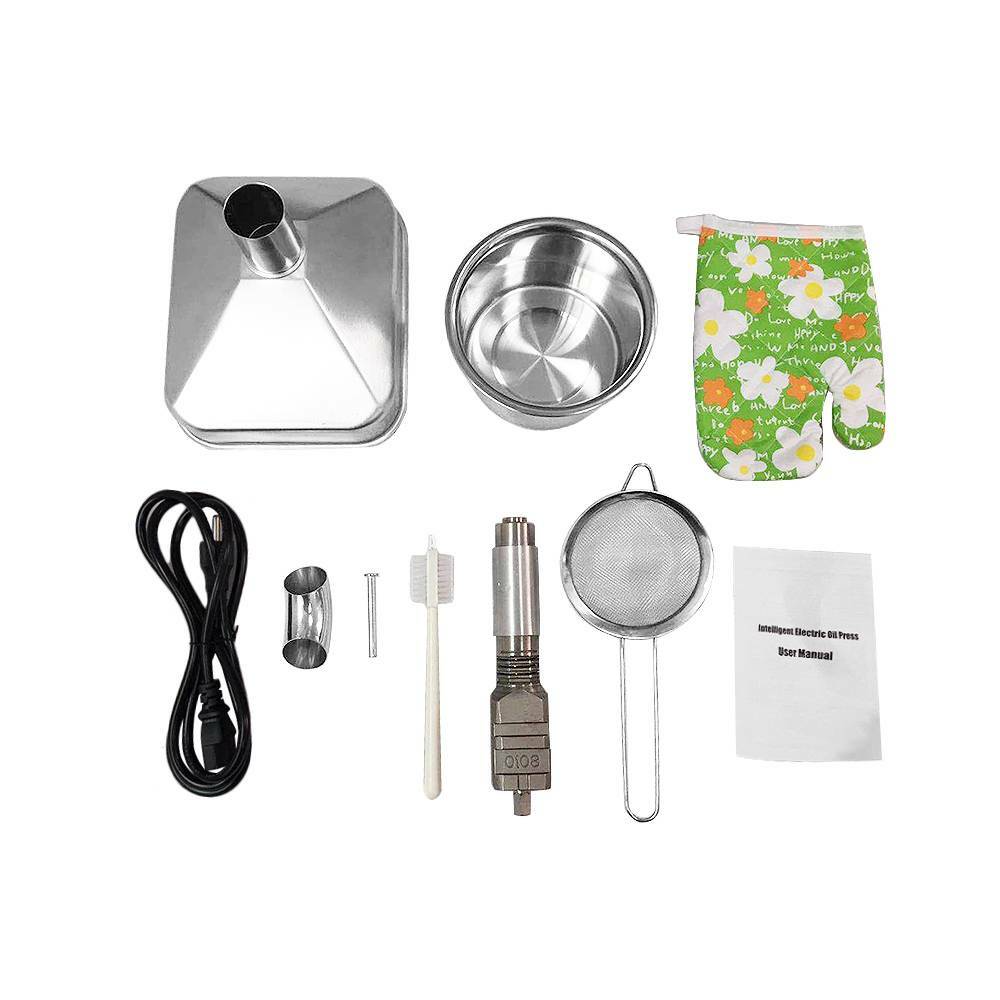 Automatic Seed Oil Press Machine Stainless Steel Cold Hot Expeller Extractor USA