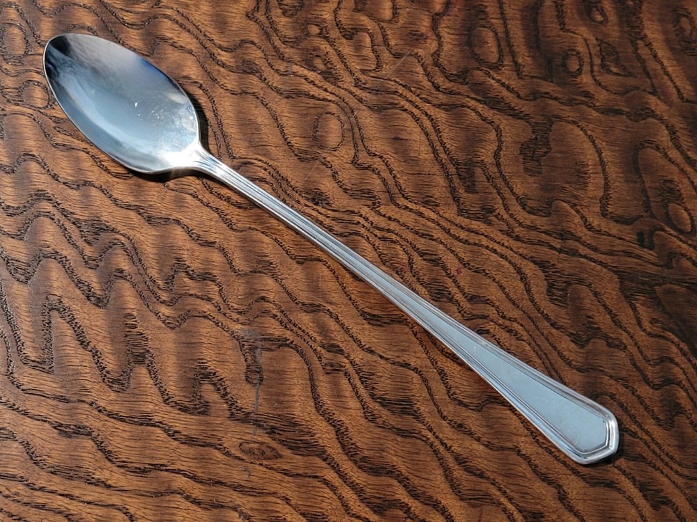 SAXON ~ R. Wallace & Sons ~ Iced Tea Spoon ~ Silverplate
