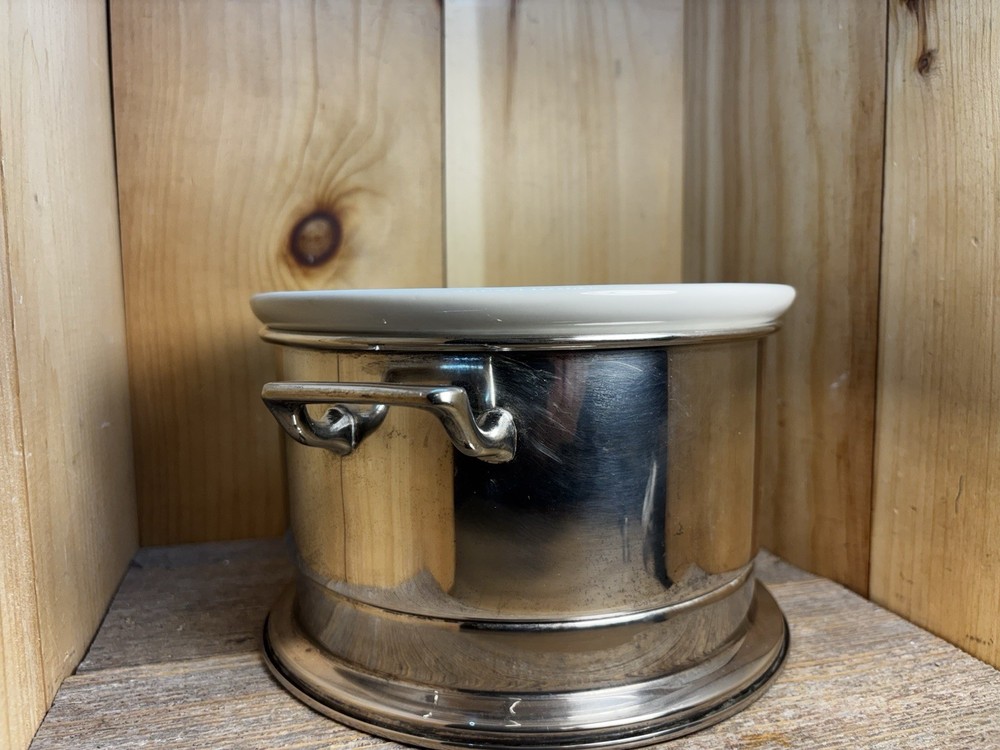 RARE FIND-NEIMAN MARCUS Silver Plated Electric Hot Plate Bowl