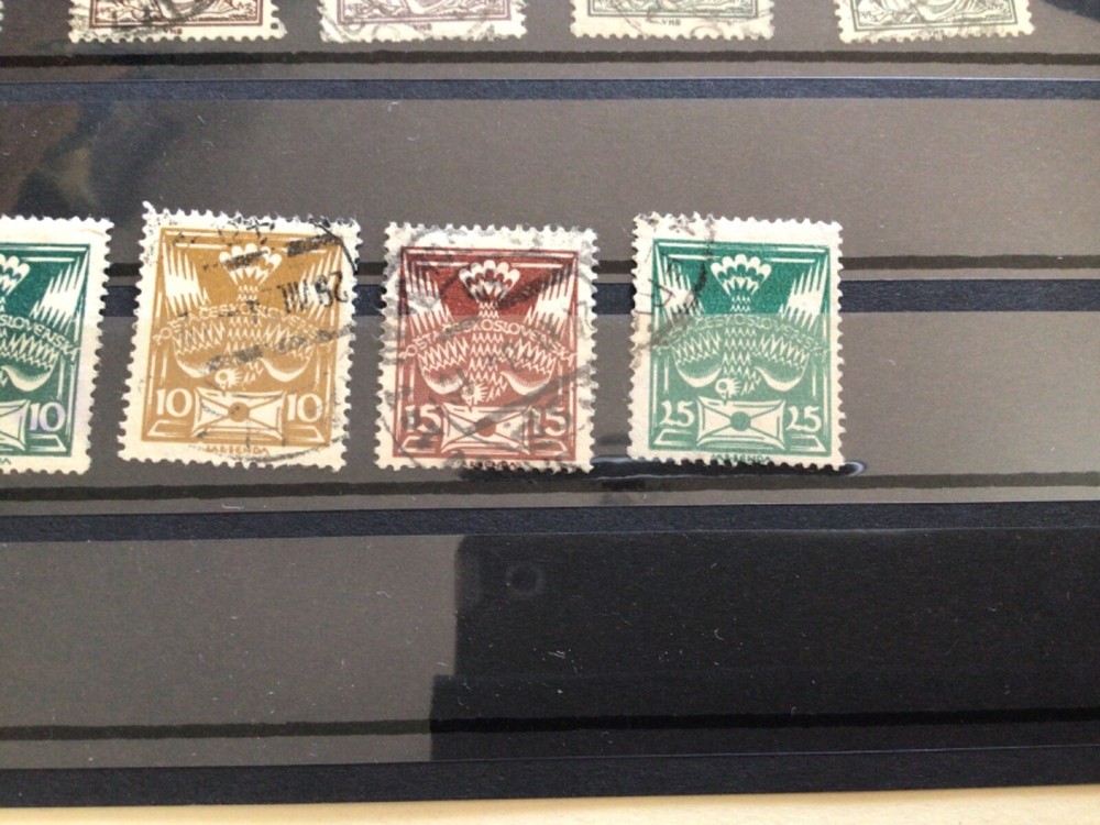 Czechoslovakia mounted mint & used stamps A12848