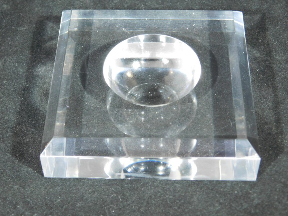 Sphere Display Stand Large Size Clear Lucite