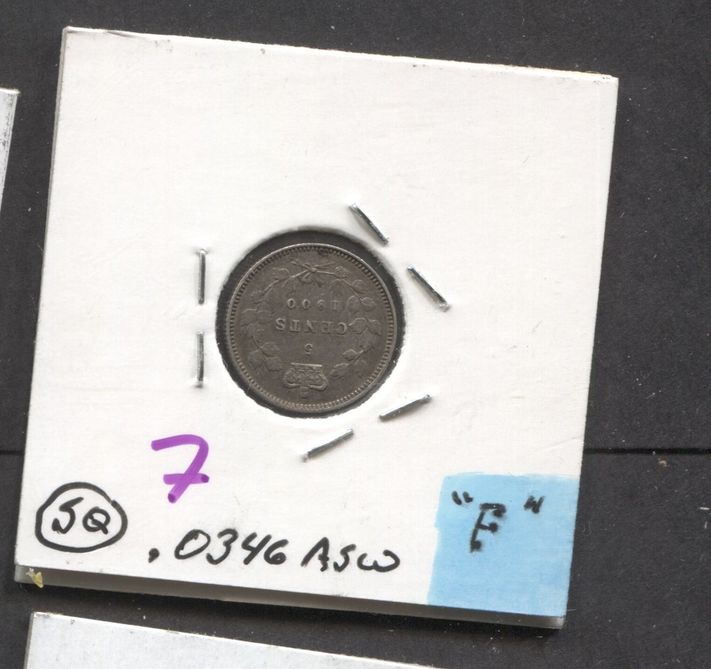 1900-Canada/XF/5 Cents