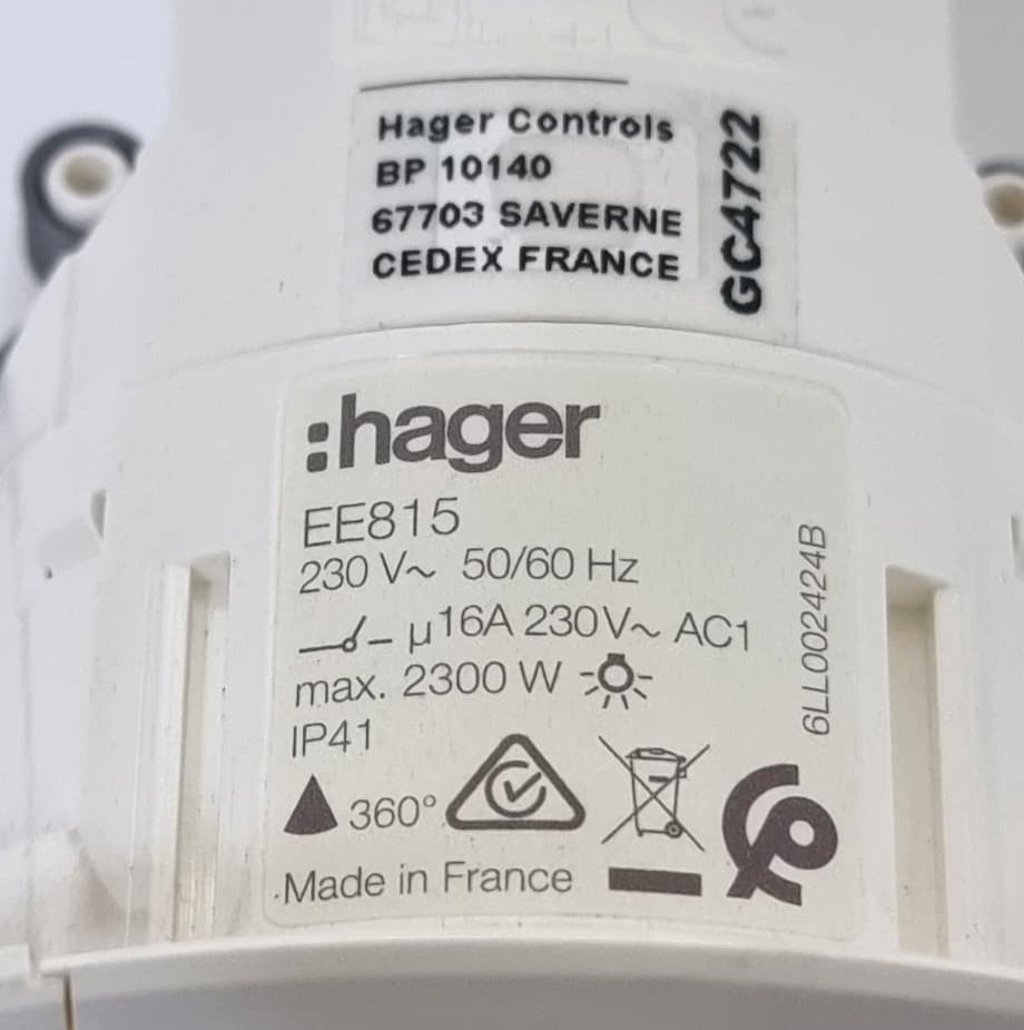 HAGER EE815 Presence Detector