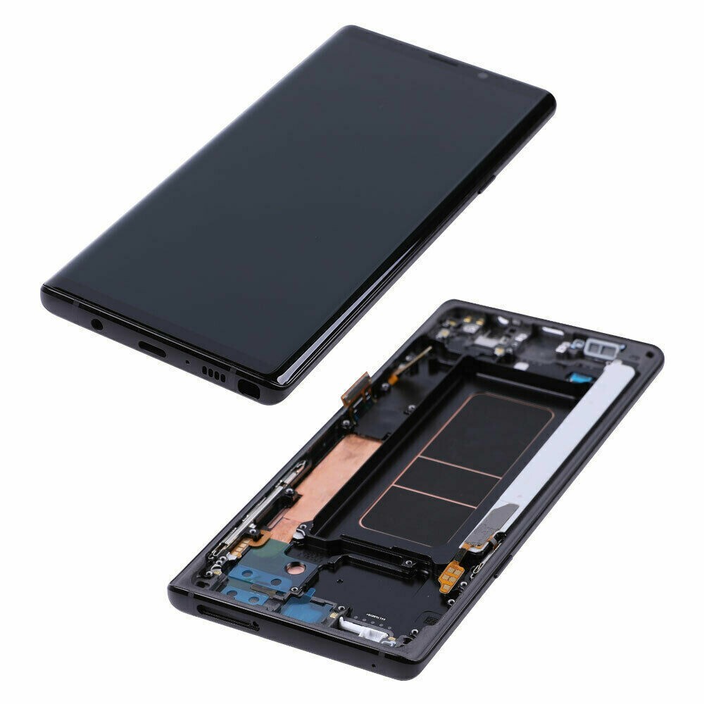 For Samsung Galaxy Note 9 N960 OLED LCD Touch Screen Digitizer frame Replacement