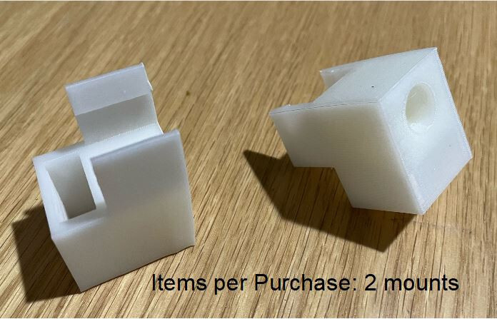 elfa caster wheel mount clip