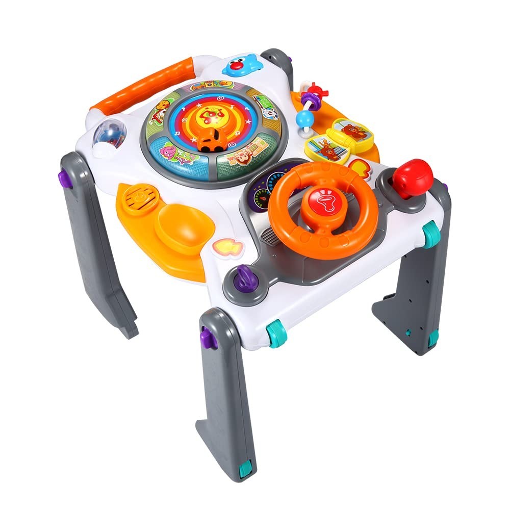 3-in-1 Multifunctional Baby Activity Walker & Learning Table