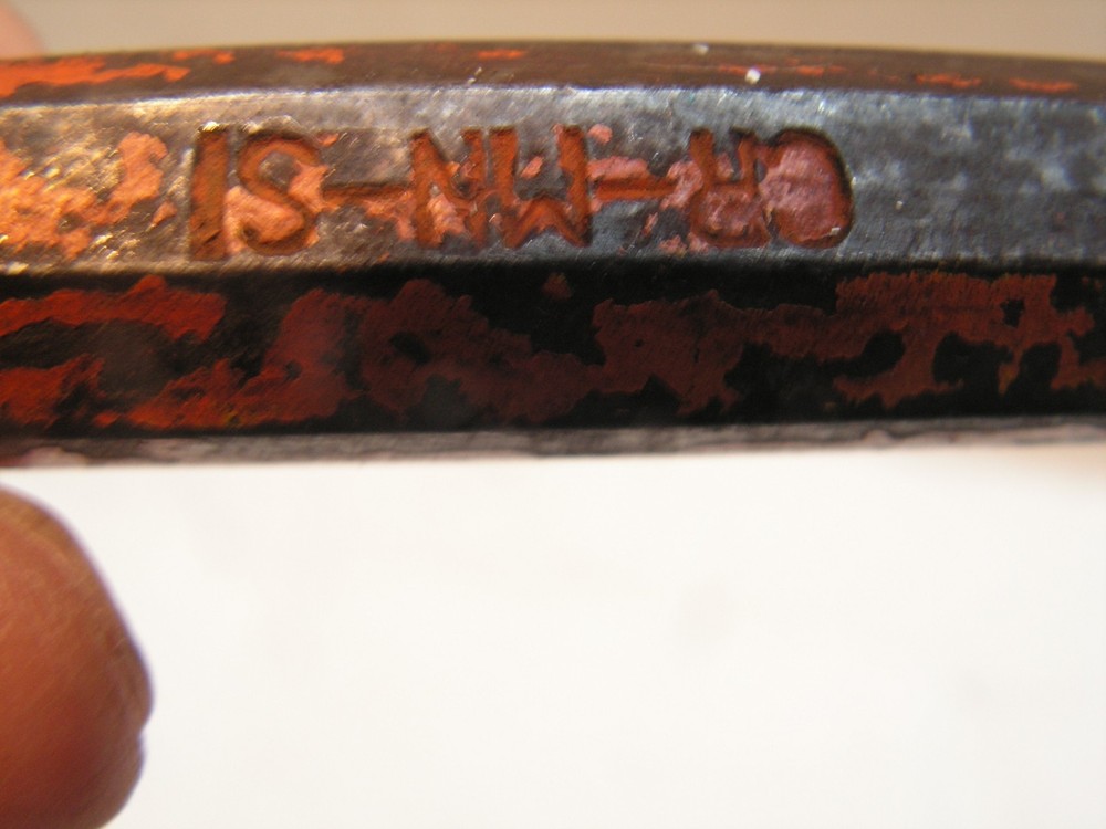Vintage CR-MN-SI 3/8" Rivet Set 8"