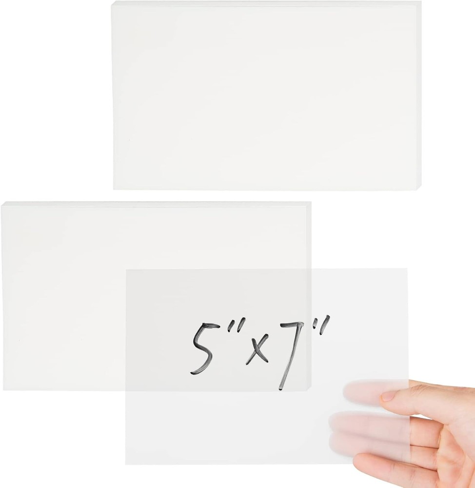 Transparent Stiy Notes, 2 Pads Lar Translucent Self-Adhesive Clear See
