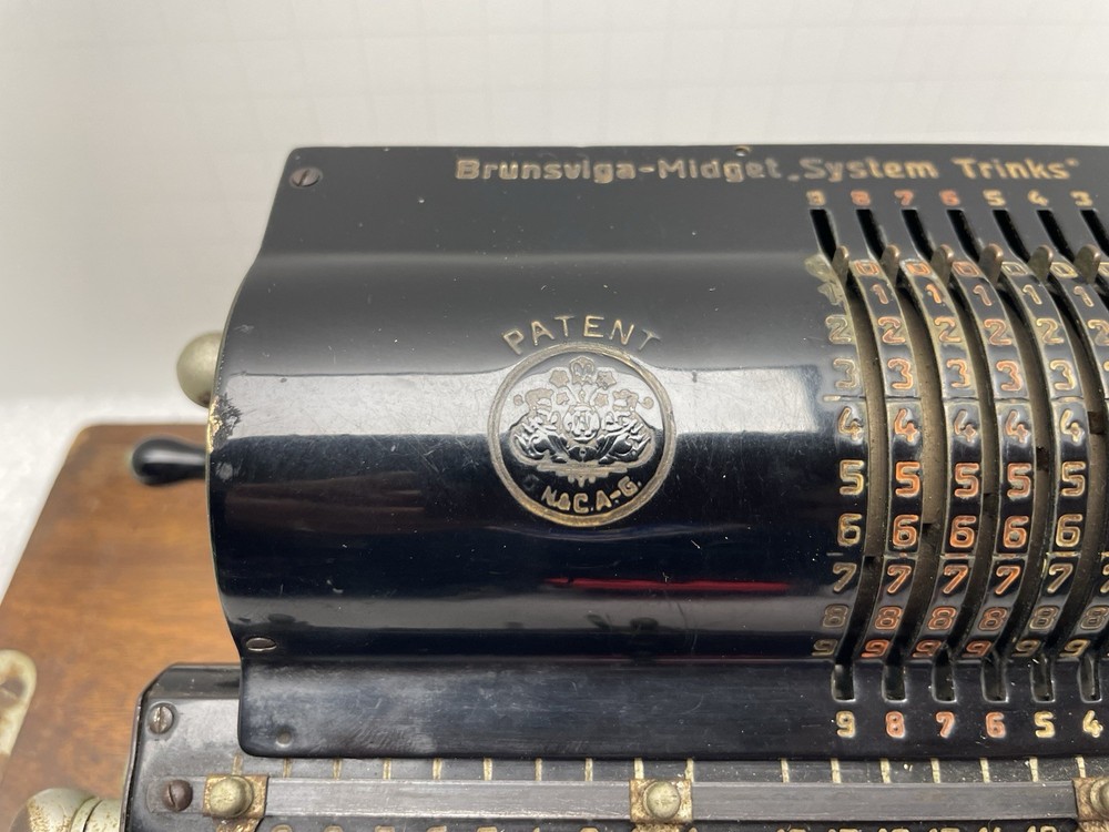 BRUNSVIGA MIDGET SYSTEM TRINKS CALCULATOR ADDING MACHINE 70062 GRIMMENATALIS