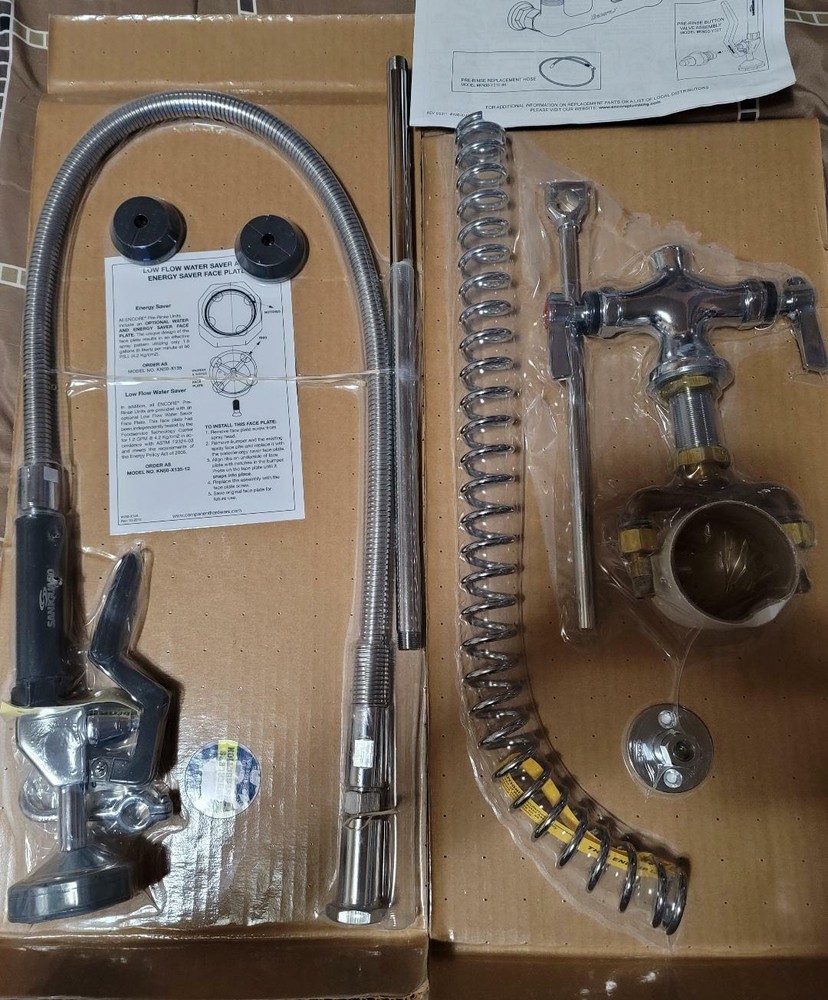 ENCORE MODEL KN50-1000-BR WALL MOUNT PRE-RINSE ASSEMBLY
