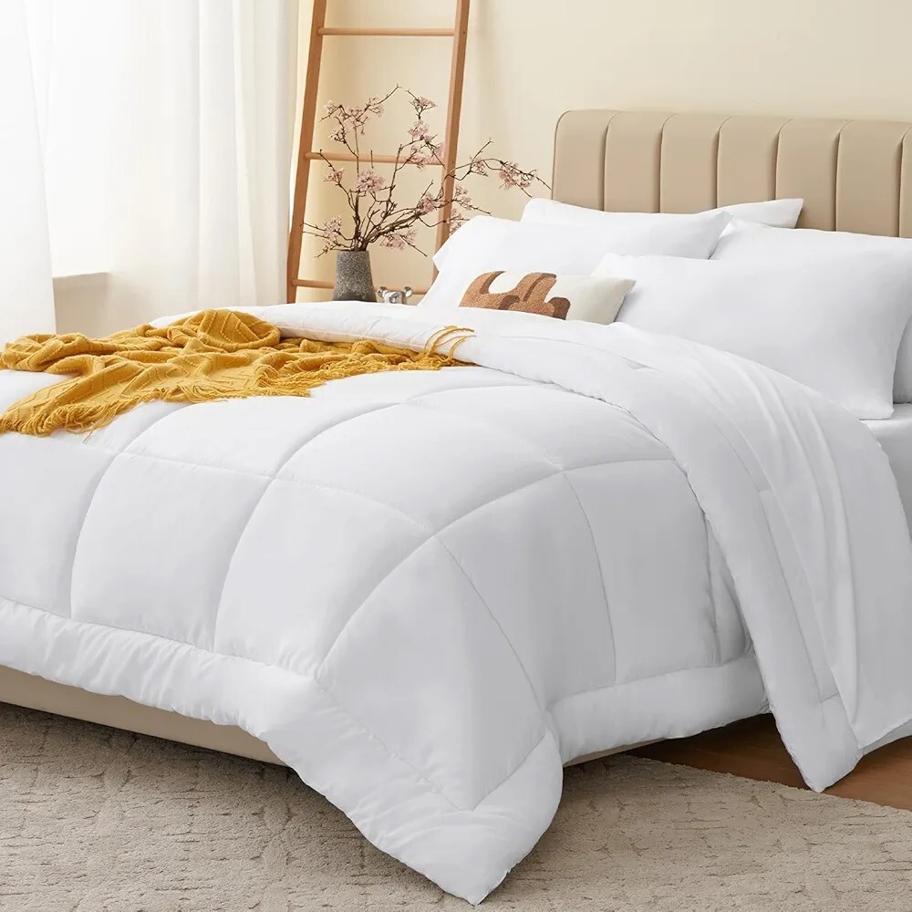 White Comforter 7 Piece Set
