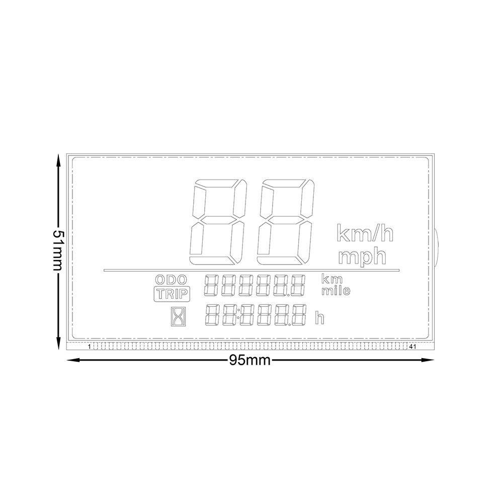 Display for Honda TRX450 FM FE Manual Shift Digital Speedometer 2002-2004