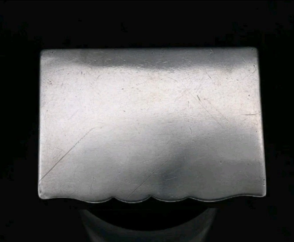 Antique Solid Silver Trinket Pill Ring Box William Comyns Mark C1901 Victorian