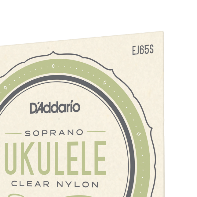 D'Addario EJ65S Pro-Arté Custom Extruded Soprano Ukulele Strings Uke