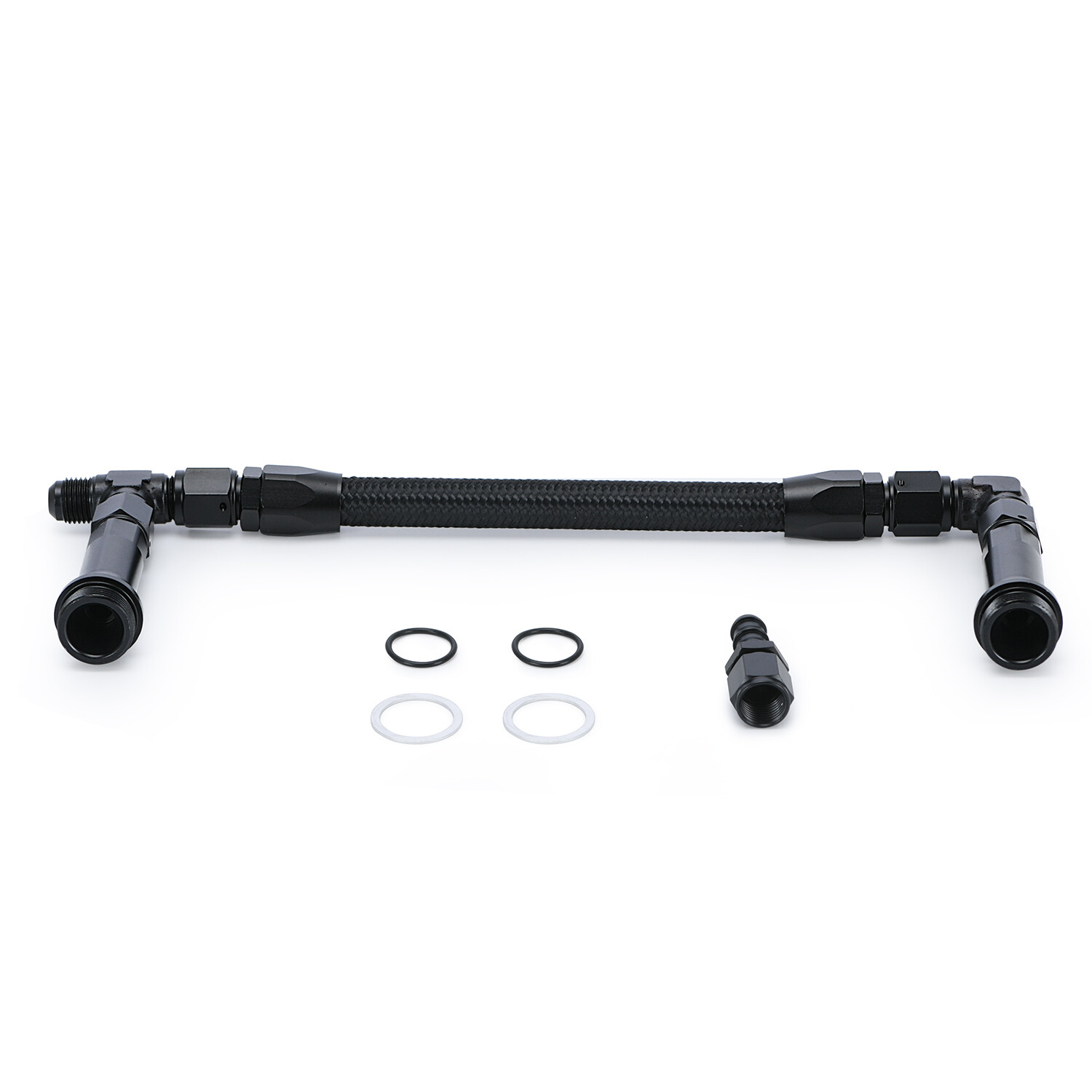 7/8-20 Dual Feed Aluminum Fuel Log Line For Holley Carburetor Double Pumper 4150