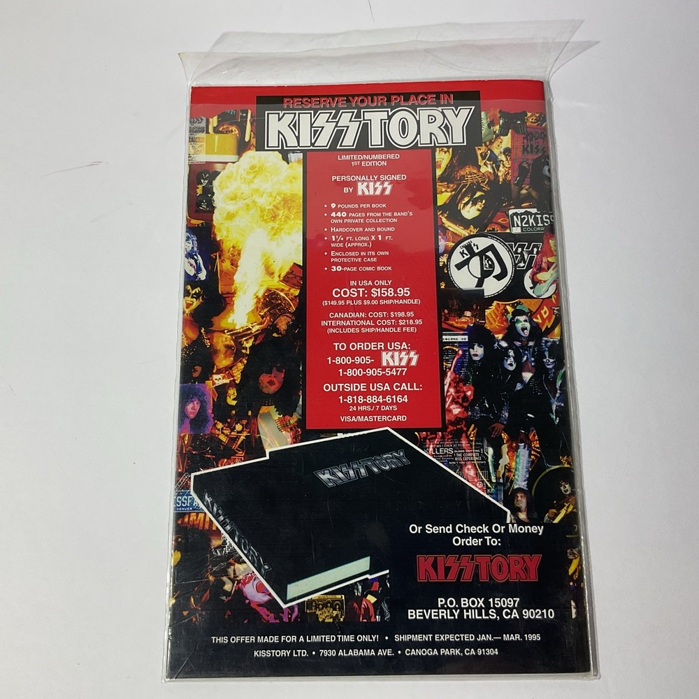 KISS 1st First Worldwide Convention (1995-96)~ Small 34 Pg. Booklet PROGRAM BOOK
