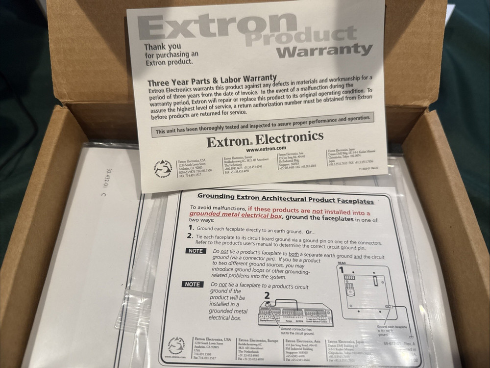 Extron SCP 100P, Black- NEW IN BOX
