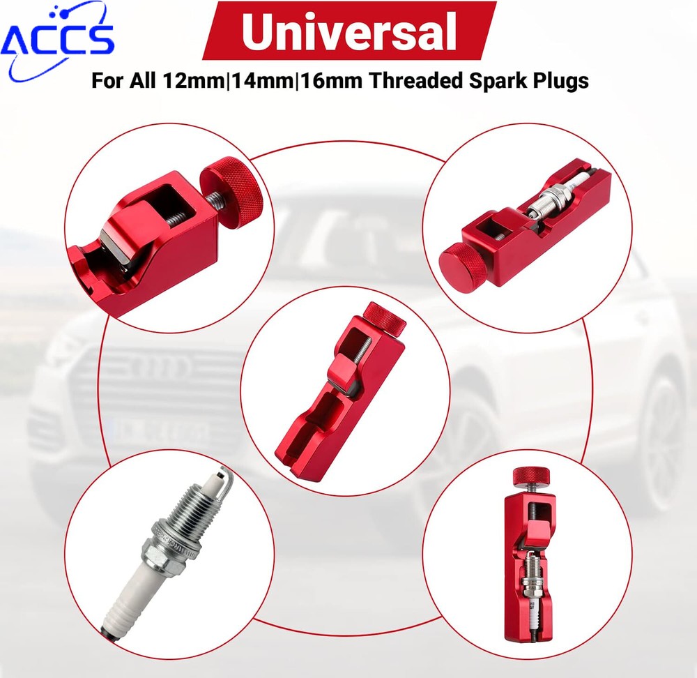 Universal Matte Engine Spark Plug Gap Tool Gapping Gapper 10mm 12mm 14mm 16mm