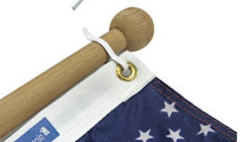 Flag Klips VINYL COATED TWO PAIR (4)