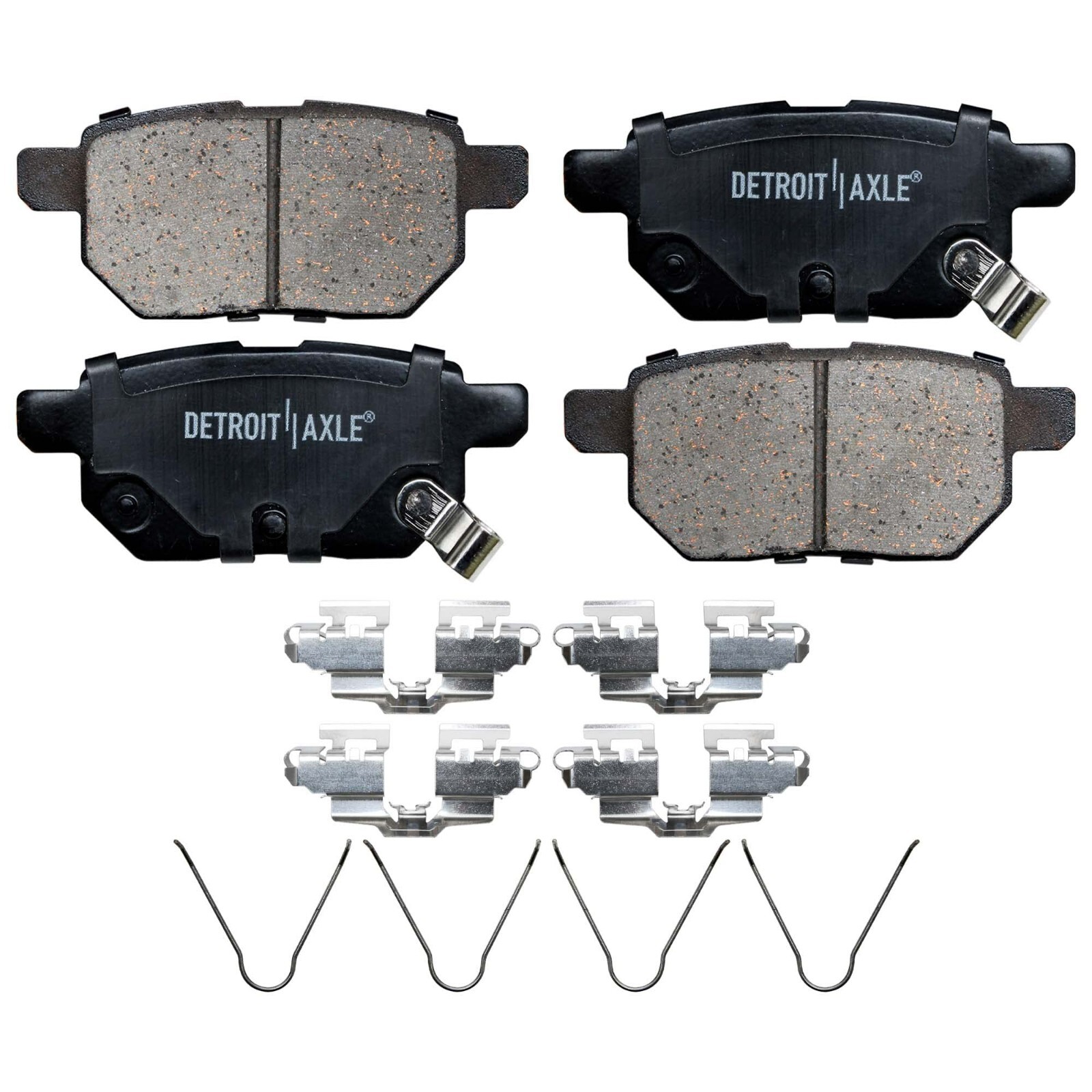 Rear Disc Rotors Ceramic Brake Pads Kit for Lexus CT200h Toyota Prius Plug-In