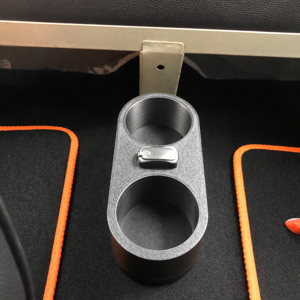 Classic Mini Rear Cup Holder - with USB Charging