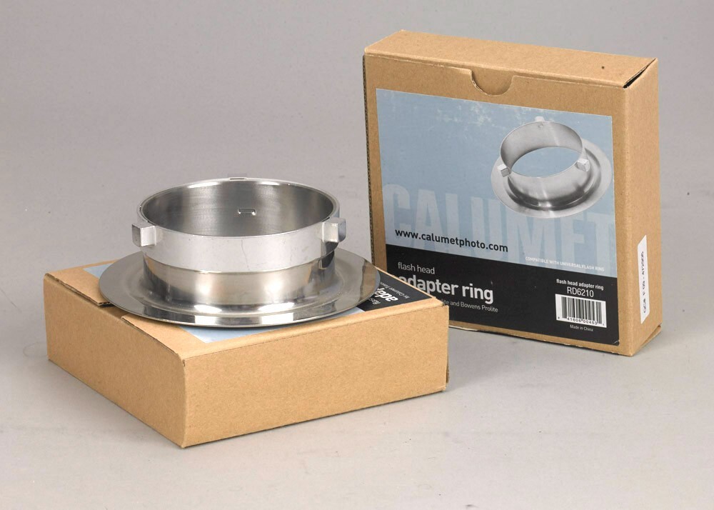 Two Calumet RD6210 Flash Head Adapter Rings