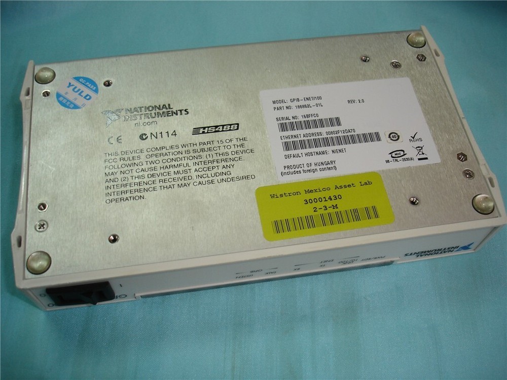 National Instruments NI GPIB-ENET/100 Ethernet GPIB Controller