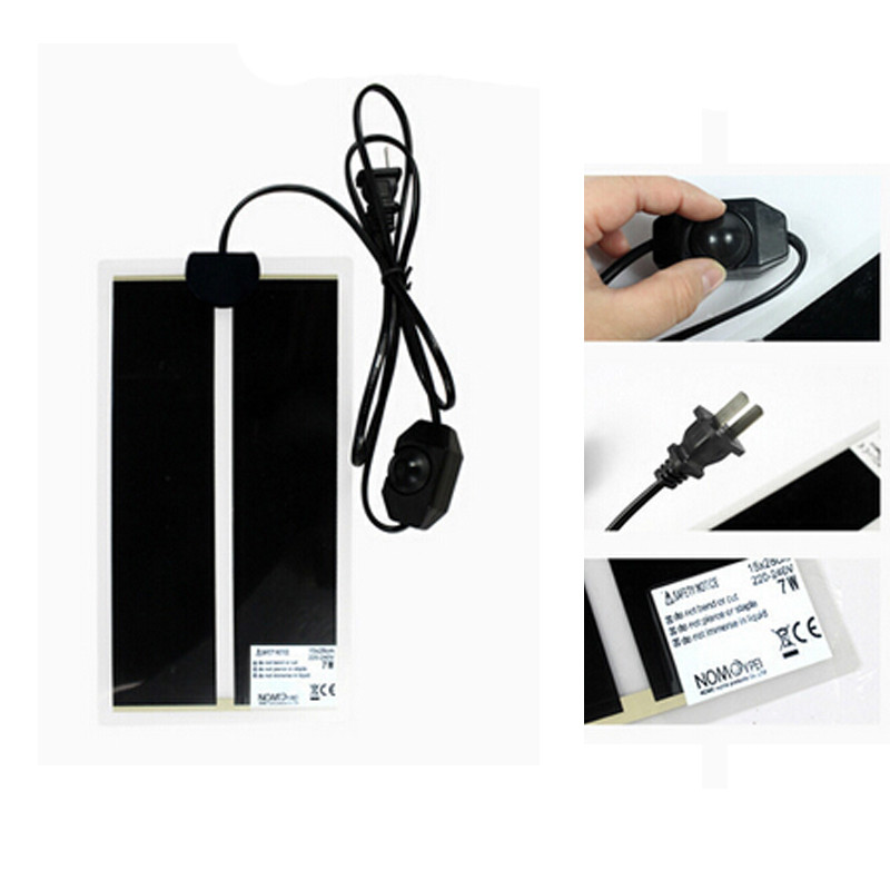 Pet Reptile Heater Under Tank Heating Pad Aquarium Warming Heat Lizard Mat 110V