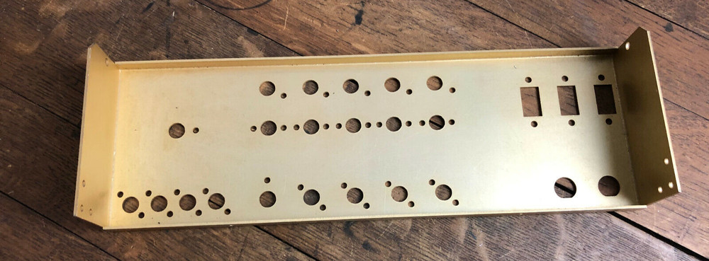 NOS - Back Cover Plate For A Dynaural Equalizer-Preamplifier 121-B