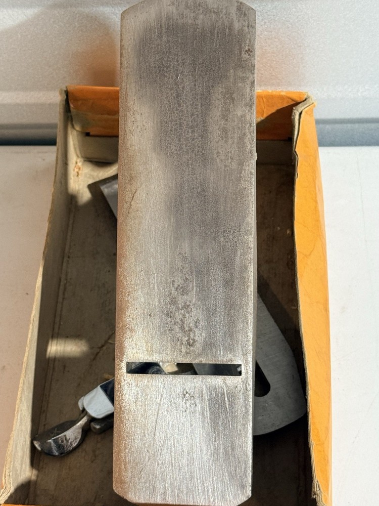 Stanley Bailey No. 4 Smooth Bottom Wood Plane with Original Box