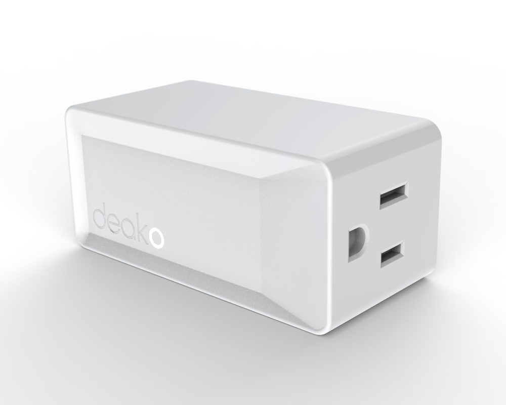 Smart Plug for Alexa & Google Assistant, 15A Remote Control, White