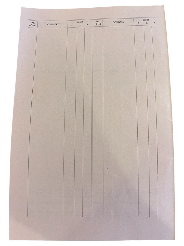 1960 Robson Lowe Mexico Auction Catalogue - Quast Hidalgo & Eagles Collection