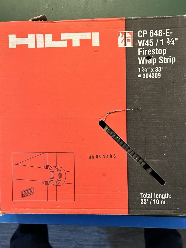 Hilti Fire Caulk Wrap