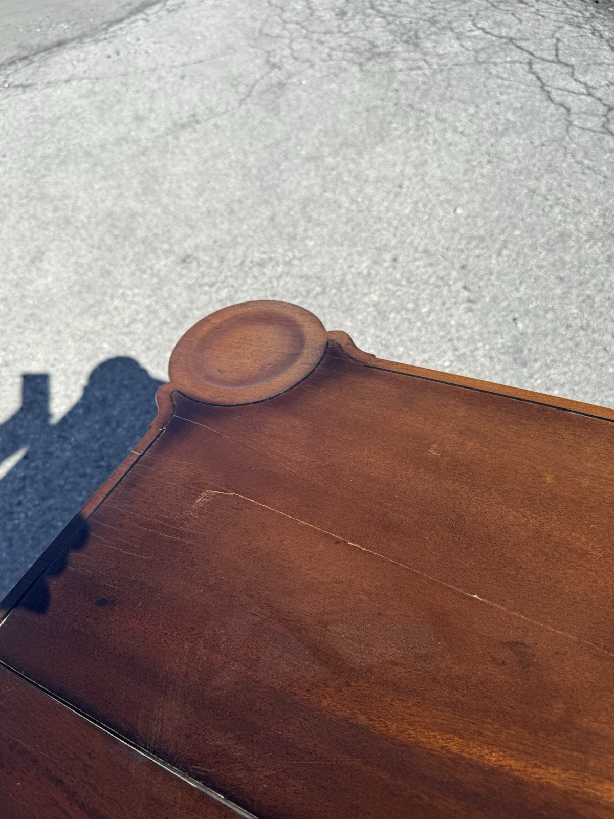 antique 18th century queen anne game card console table 1760s drawer