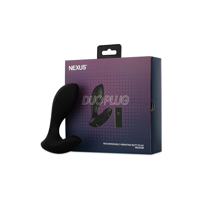 Nexus DUO Plug Medium Vibrating Butt Plug w/Remote Control