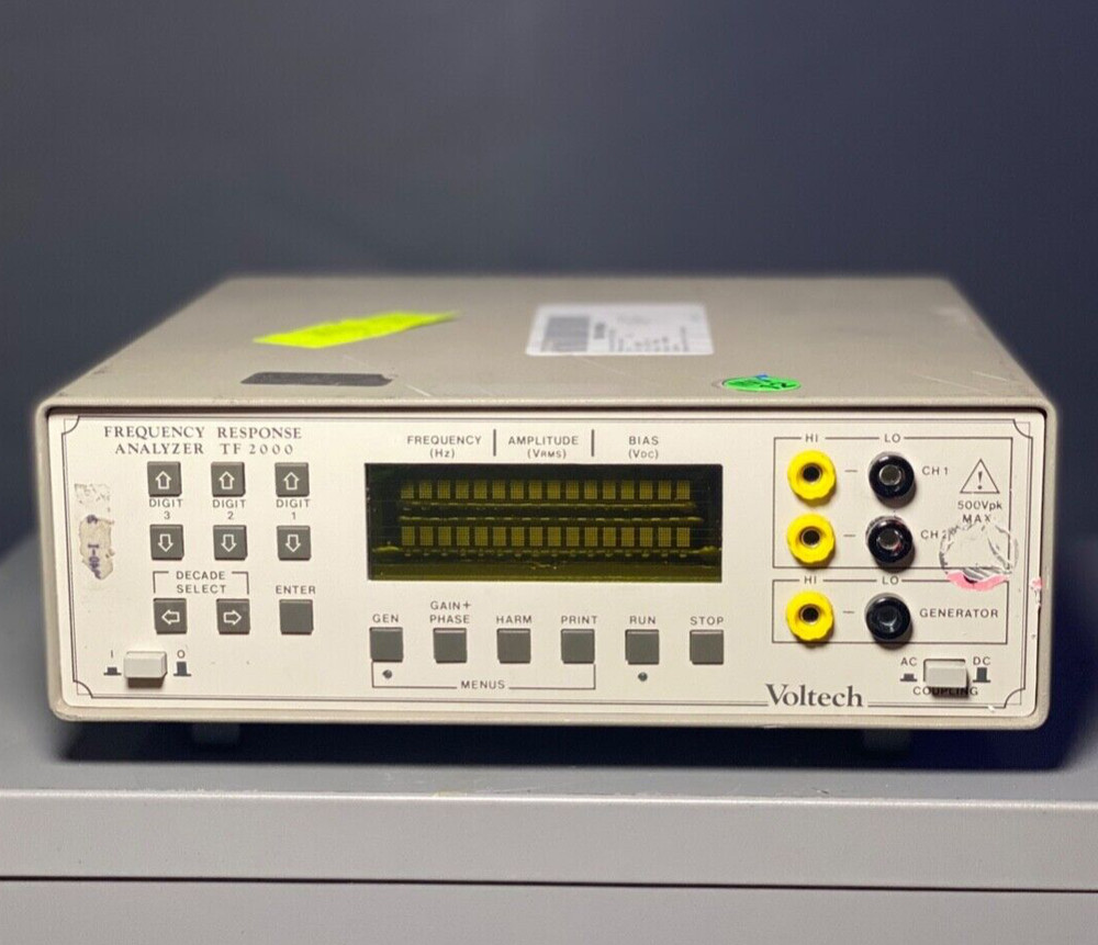 NASA Voltech Frequency Analyzer TF 2000