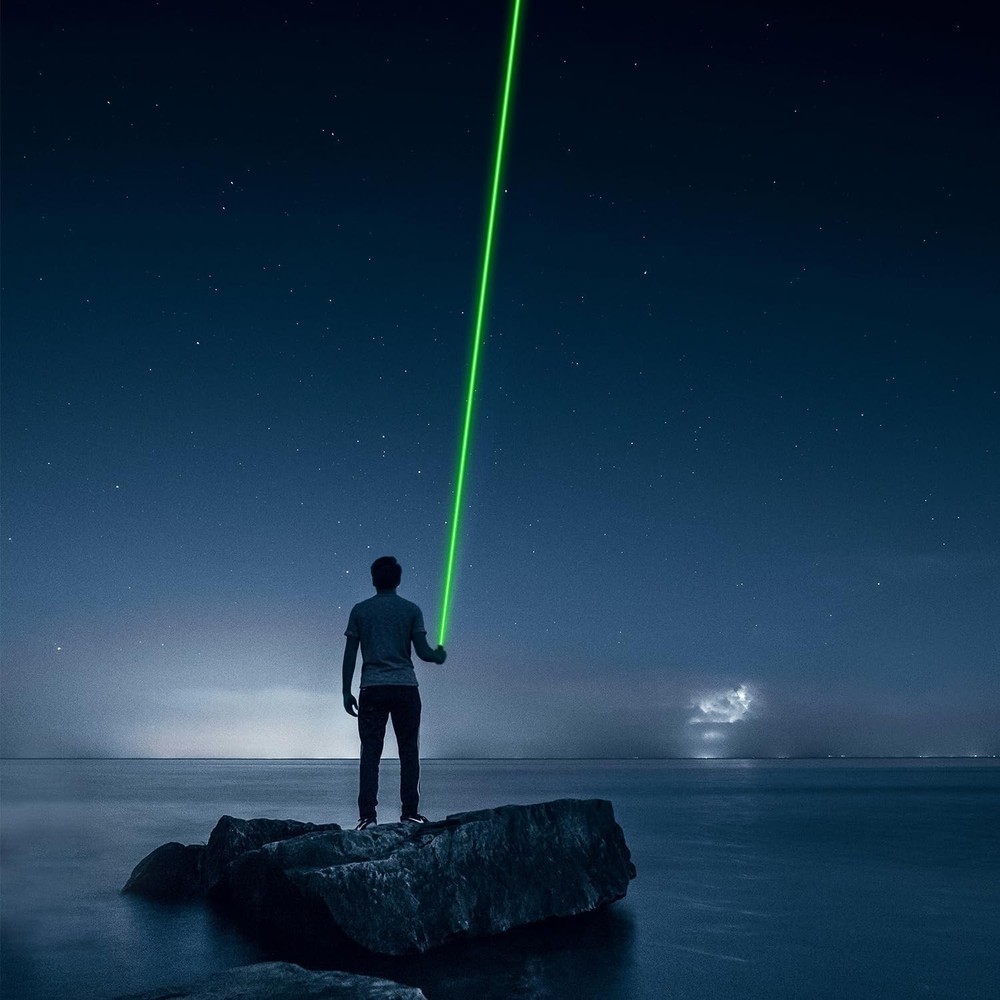 [Professional] Rechargeable Green Laser Pointer High Power Green Beam Light Long