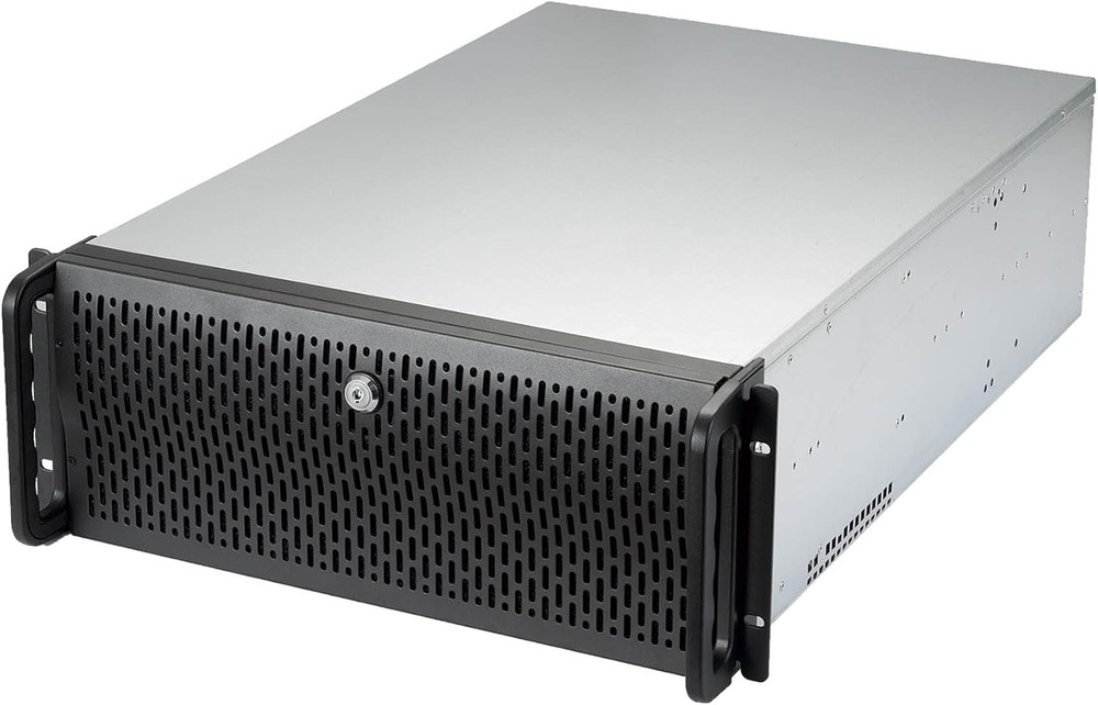 4U Server Chassis Rackmount Case | 15 3.5" HDD Bays | E-ATX Compatible | 6 Front