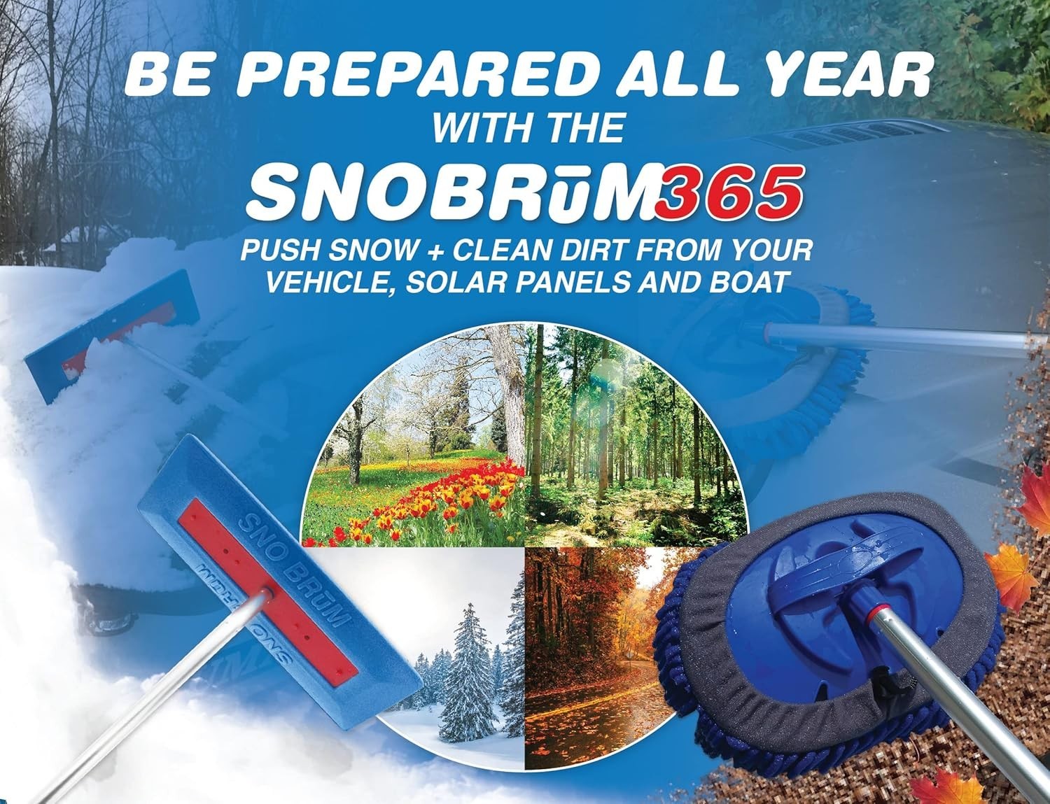 SnoBrum 365 Snow Remover for Cars and Trucks