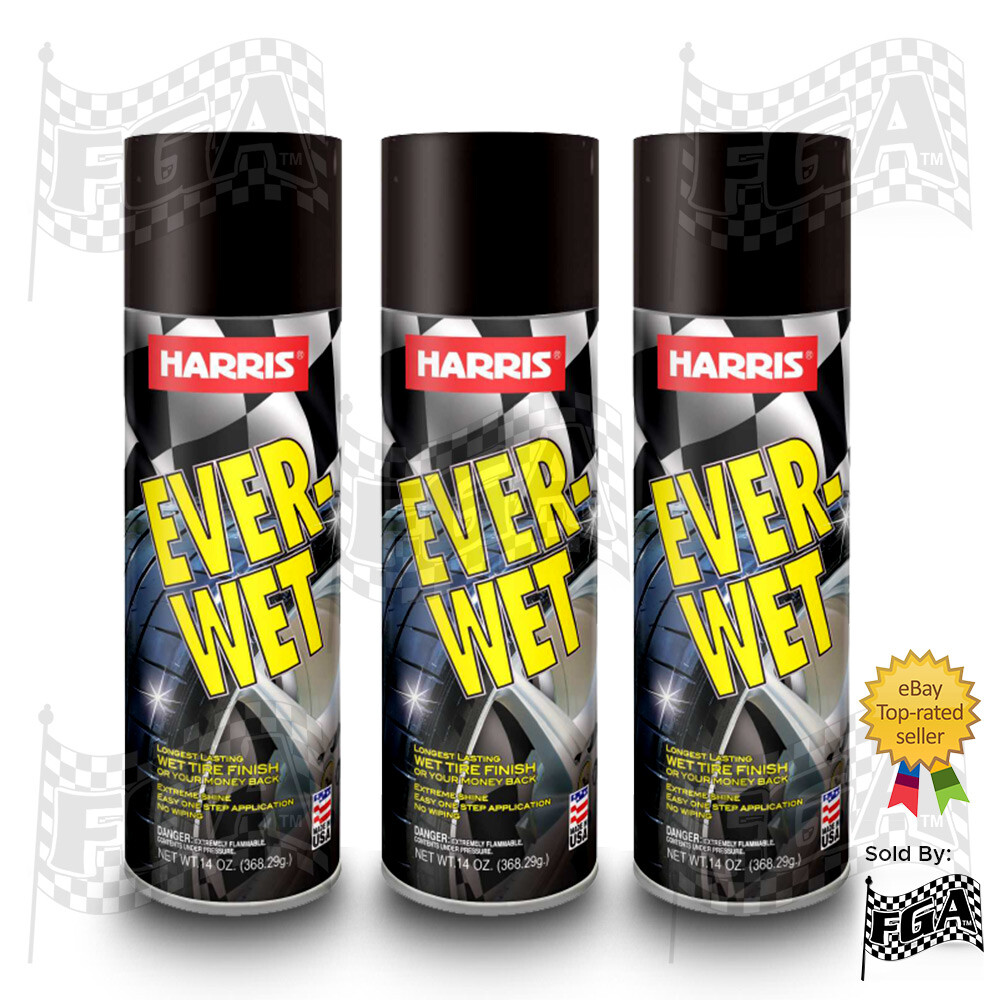 Harris Ever Wet (3, 6, 12, 24 cans) Extreme Shine 14oz Aerosol Spray Wet Look