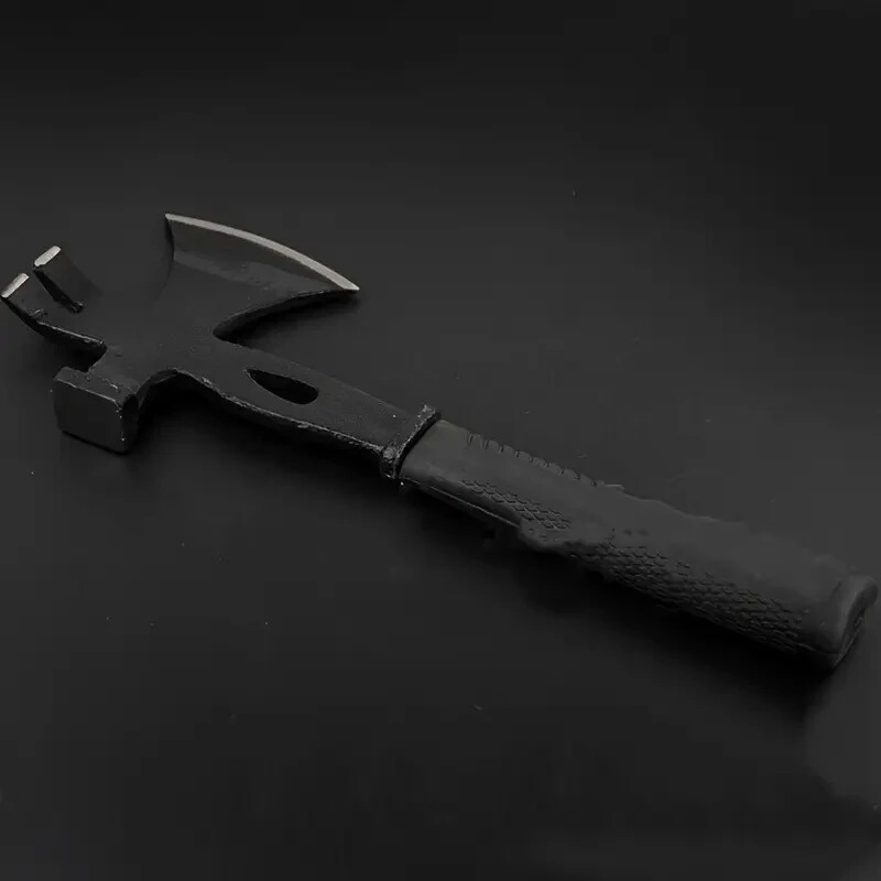 Survival Tactical Tomahawk Axe - Multi-Tool Hatchet with Rubber Grip Handle