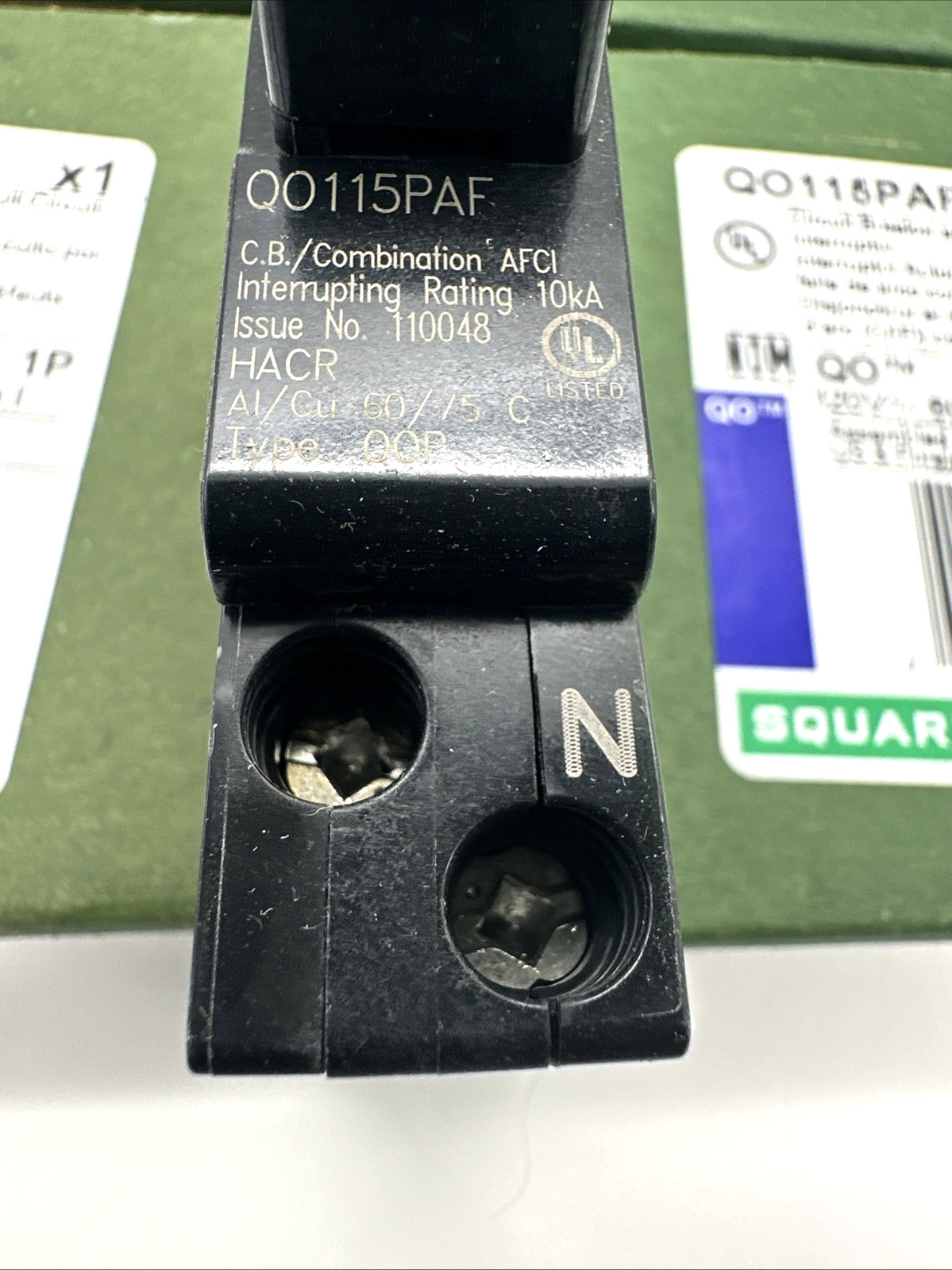 10 PCS SQUARE D QO115PAF QO 1P 15AMP AFCI ARC-FAULT CIRCUIT BREAKERS*new*