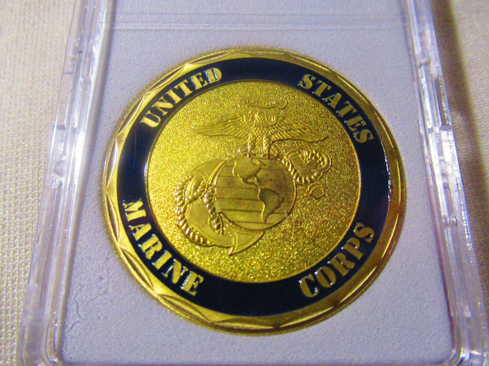 US MARINE CORPS - 14th MARINE REGIMENT Challenge Coin