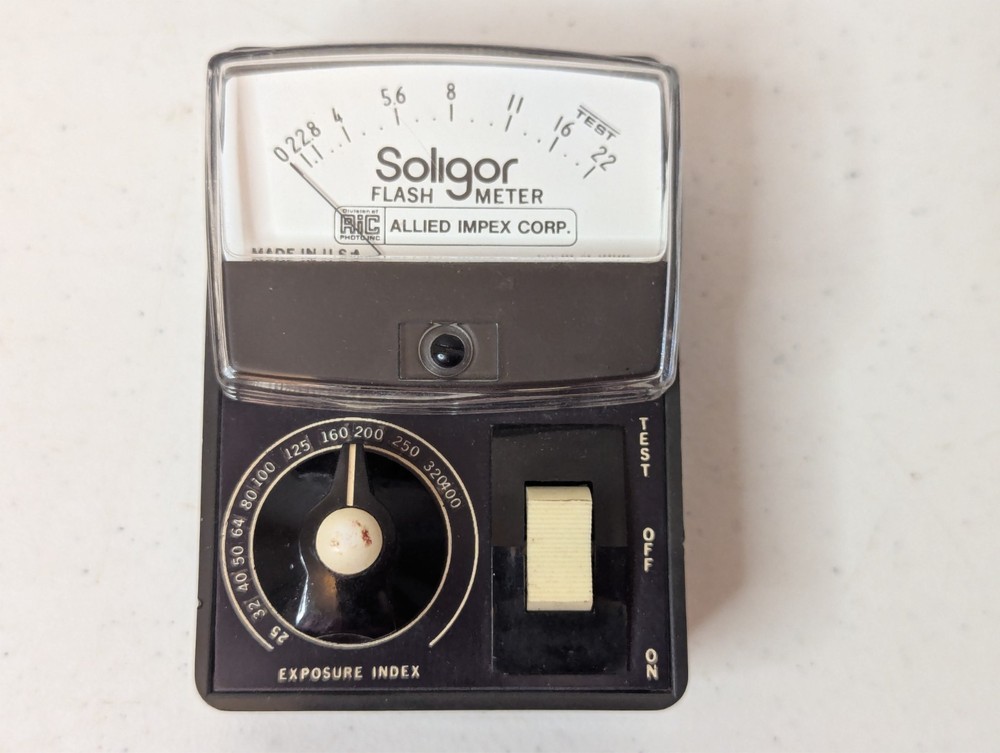 Soligor Flash Meter w/Case - Vintage